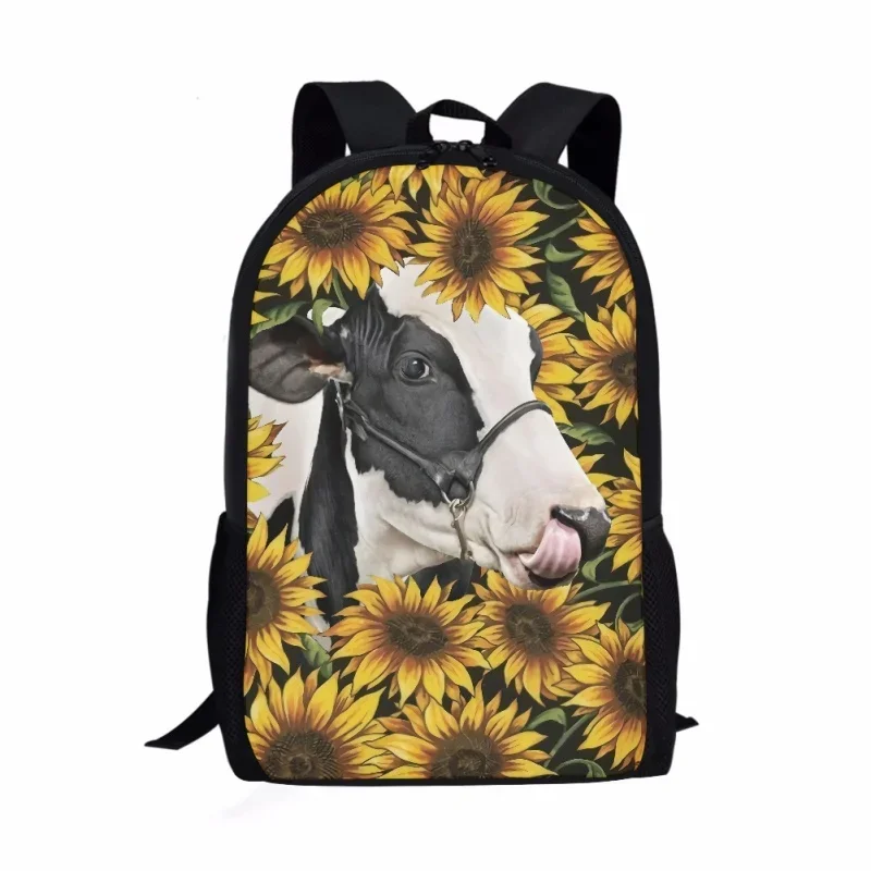 

Sunflower Pattern Print Students School Bag Teenager Daily Casual Backpack Boys Girls Book Bag Women Men Travel Storage Rucksack