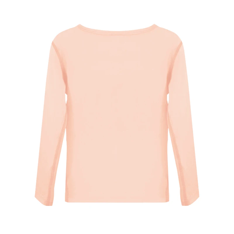 Children's warm underwear Autumn winter boys and girls long-sleeved autumn single top with cotton sweater base