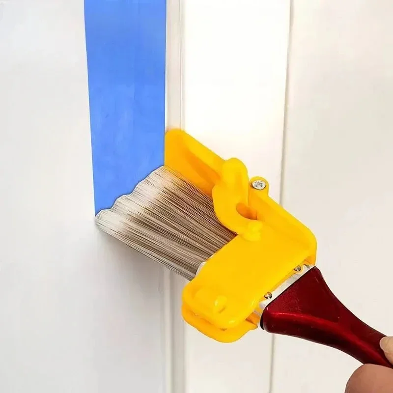 

1PCS Edging Color Separation Paint Brush Handheld Paint Edger Tool Ideal for Indoor and Outdoor Use on Walls and Ceilings 2025