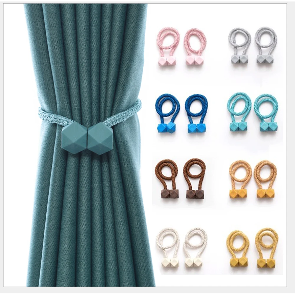 Pearl Magnetic Curtain Clip Curtain Holders Tieback Buckle Clips Hanging Ball Buckle Tie Back Curtain Accessories Home Decor