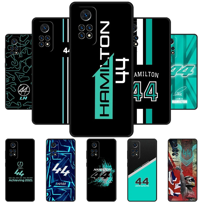 Lewis Hamilton LH44 Phone Case For Redmi Note 11 EPro 11S 10T 9S Promax 8 Pro Xiaomi Mi 11 12X 12S Ultra Cover