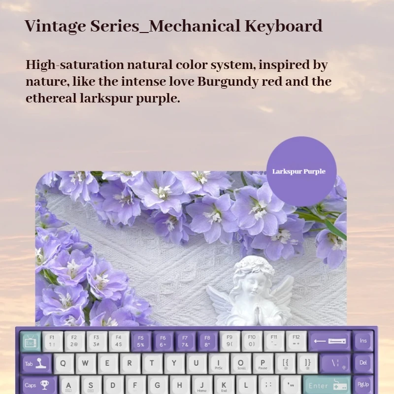 Ajazz Ak680 لوحة المفاتيح الميكانيكية الألعاب الرياضية الإلكترونية السلكية ضوء مختلط قابل للتبديل السريع لوحة المفاتيح الصغيرة محور الشاي المحور الأحمر مكتب الكمبيوتر #6
