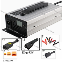 1200W 12V 40A 24V 30A 36V 25A 48V 20A 60V 15A Lead Acid Battery Charger 48 Volt Golf Cart Club Car Forklift EZGO TXT RXV Charger