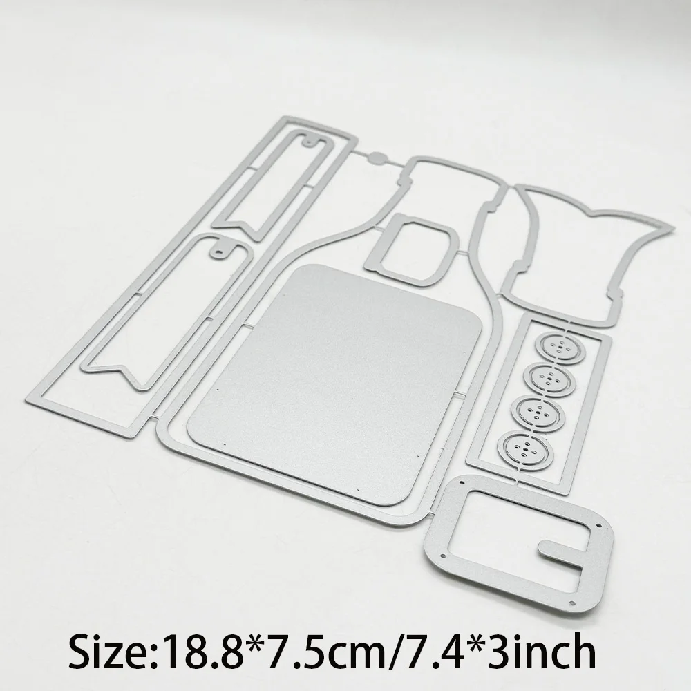 KSCRAFT Christmas Bottle Gift Card Holder Cutting Dies Stencils for DIY Scrapbooking Decorative Embossing DIY Paper Cards