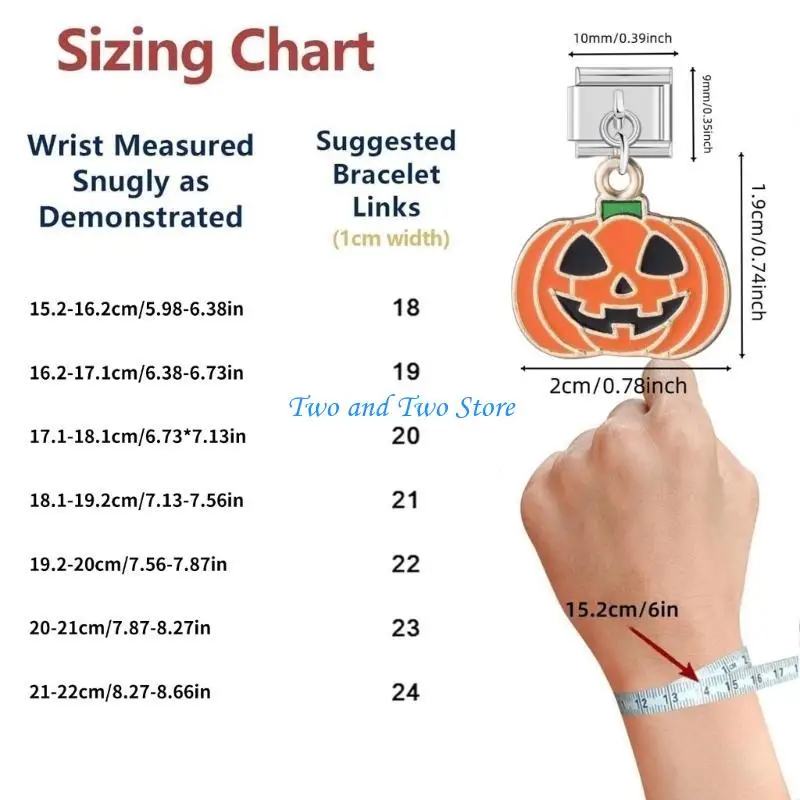 HX6F Bracelet Beads Italian Charm Link Making Accessory Bracelet Making Supplies Stainless Steel Bracelet Module for Bracelet