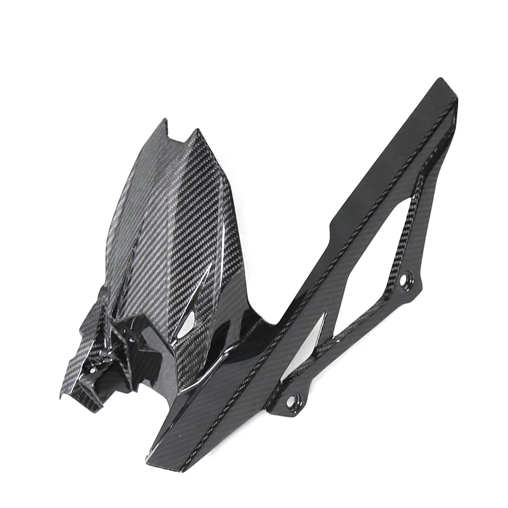 

For Kawasaki ZX25R ZX 25R Motorcycle 3K Carbon Fiber Rear Hugger Rear Fender Splash Mud Dust Guard Mudguard 2020-2021