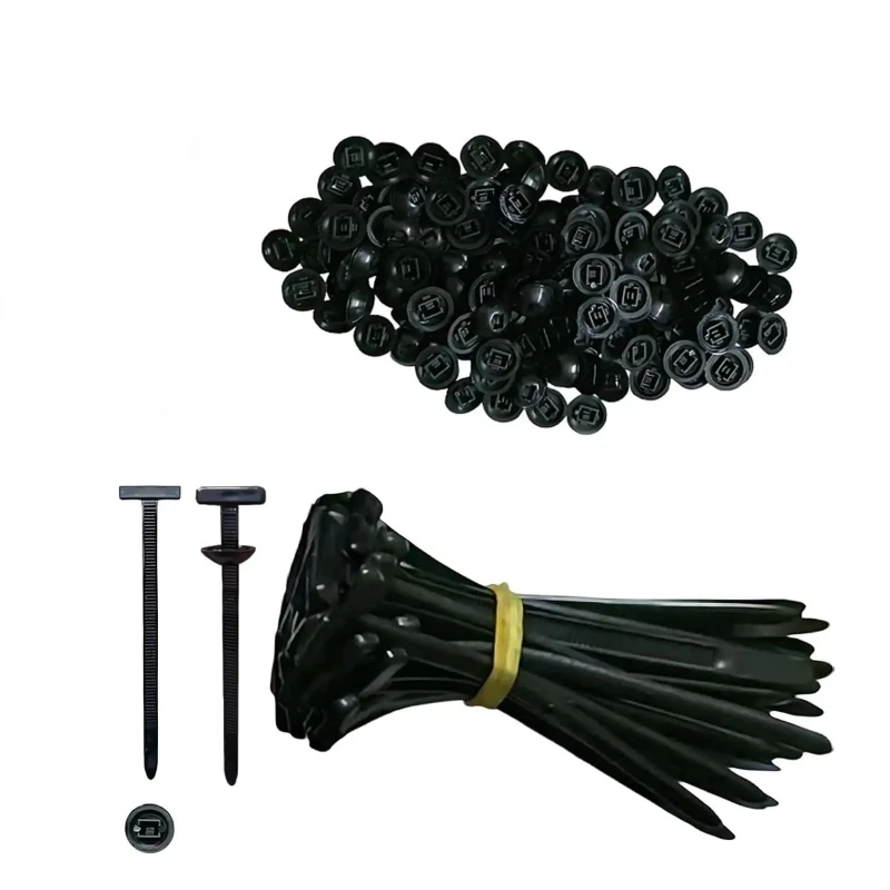 Universal Snap Fasteners for Cable Ties, Through-hole Nails, Fenders and Base Plates
