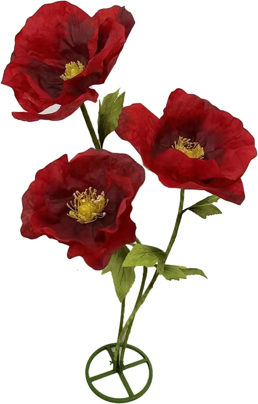 

3PCS Giant Artificial Flower Set 3D Realistic Flowers Waterproof Durable Home Garden Wedding Decor Perfect Party Office Decor