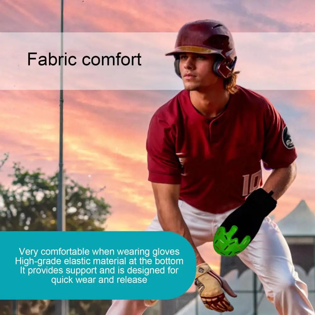 

Baseball Sliding Mitt Youth Baseball Universal Mitt Sliding Mitten With Elastic Compression Strap Adjustable Wrist Sliding Glove