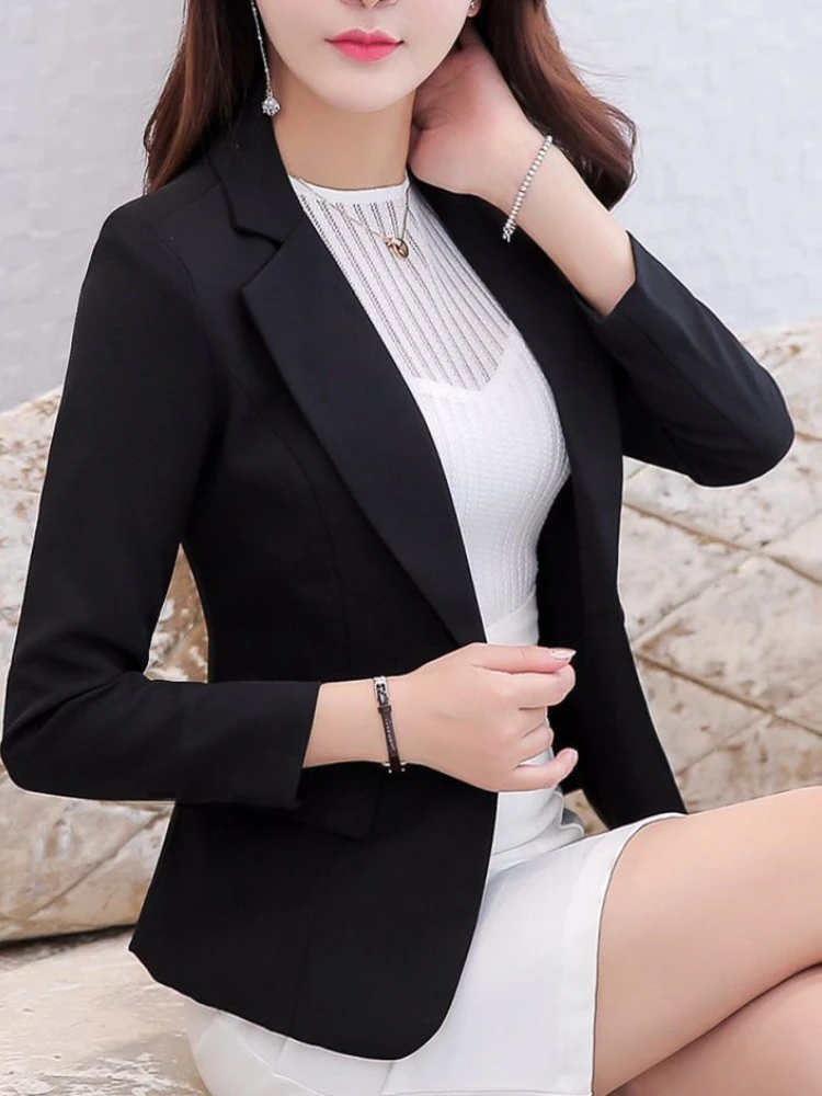 2024 Spring Autumn New Small Suit Fashionable Elegant Jacket for Women Korean Edition Casual Slim Fit Top for Women Style Suit