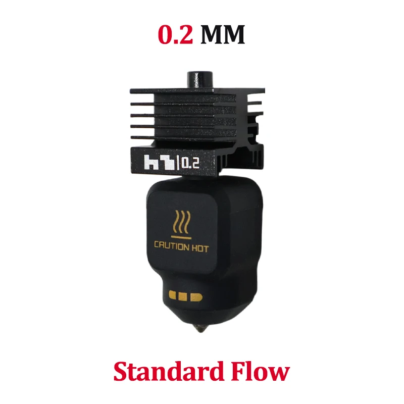 Upgrade P2S/X2D Hotend für Bambu Lab X2D Standard Flow Hotend – Hochwertiger Druck, abnehmbare Düse 0.2 0.4 0.6 0.8 Hotend-Kit
