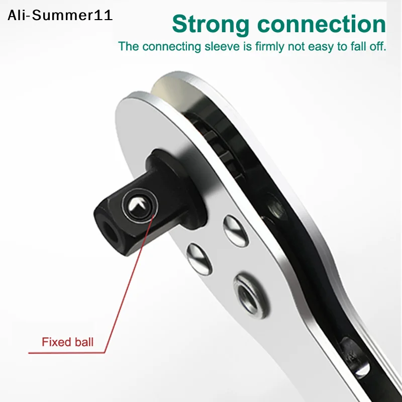 【NpA】1Pc High Carbon Steel 1/4 Ratchet Handle Wrench 1/4inch Reversible Ratchet Quick Release Home Improvement Auto Repair Tool