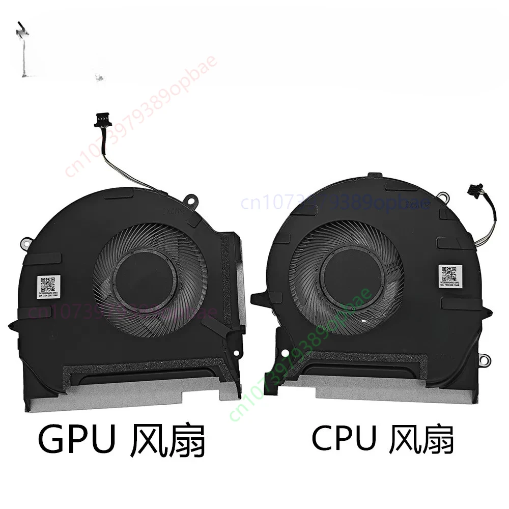 New Original CPU GPU Cooling Fan For HP Omen 7 8 9 Plus 17-CK 17-CM TPN-Q266, Replacement Fan M78888-001 M78889-001