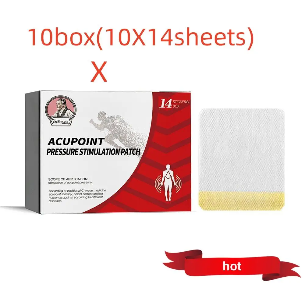 10 Box  Acupoint Pressure Stimulation Patch Diabetic Paste Acupoint Pressure Patch Paste Leg Soothing Patches Massage Patch