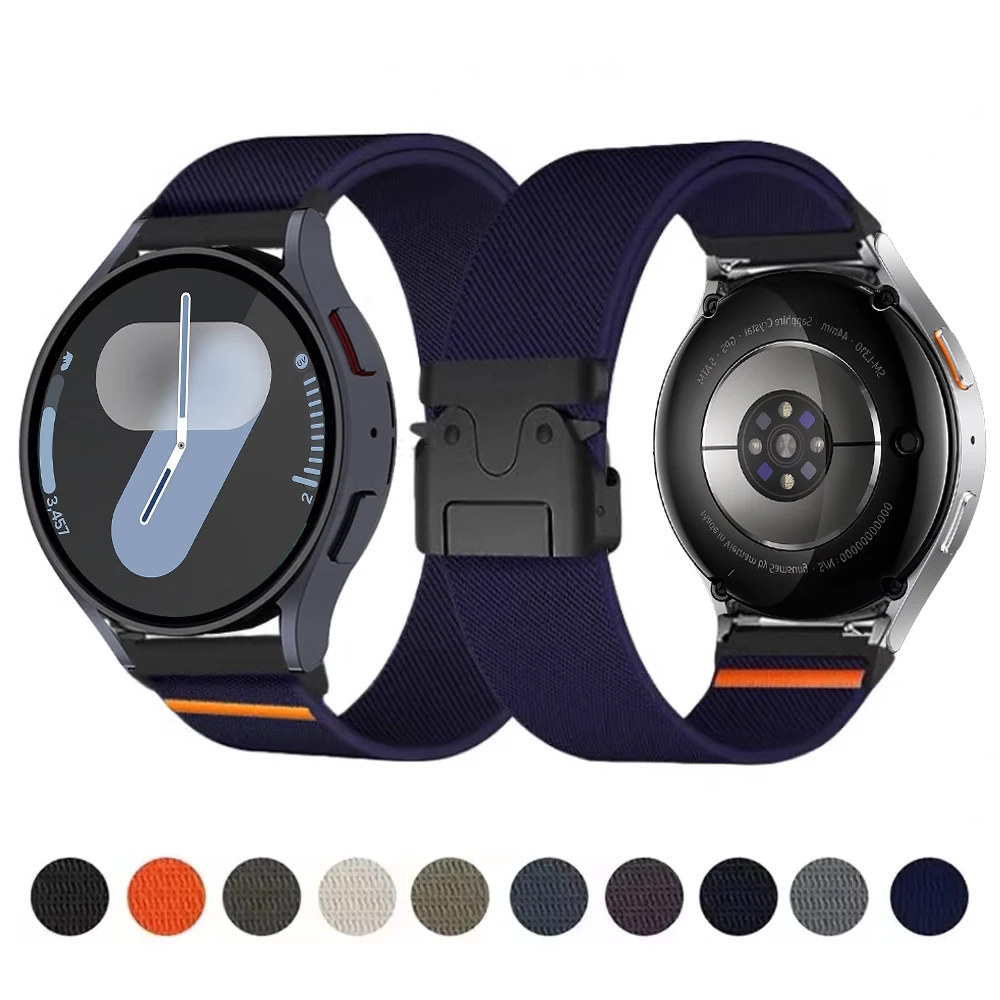 22mm 20mm Straps For Samsung Galaxy Watch 7/FE/6/5 Pro/4/Classic/Gear s3 Parachute Sport Bracelet correa Huawei GT 2e 3 4 5 Band