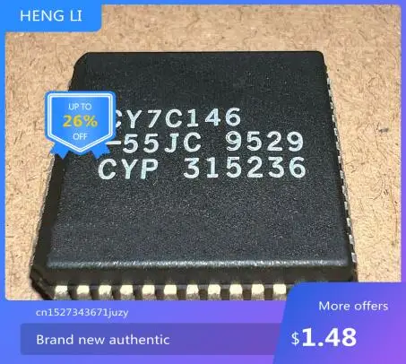 

IC NEW 100% CY7C146-55JC