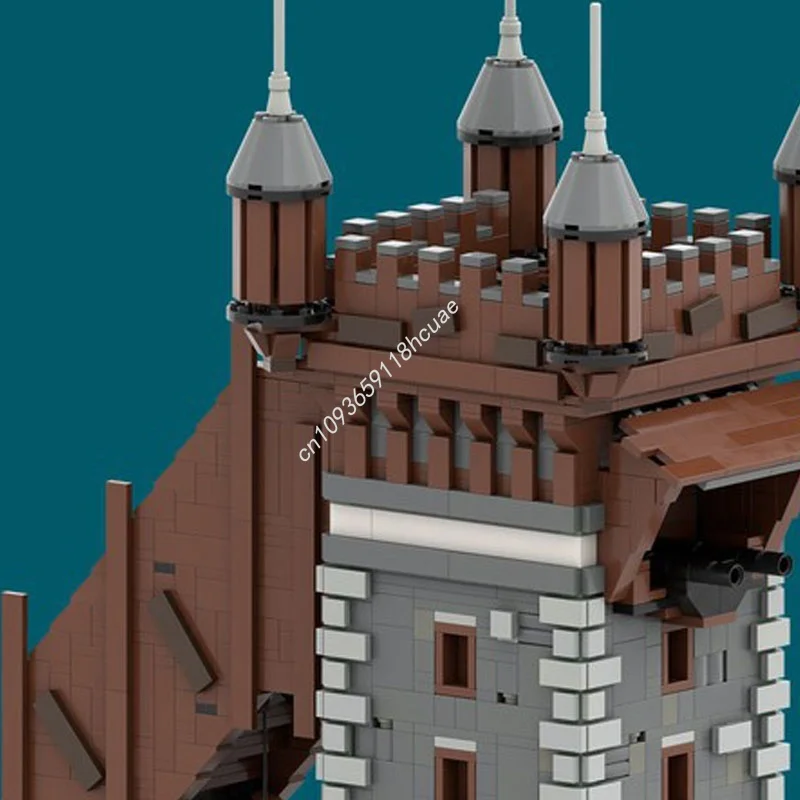 2348pcs MOC Flying Dutchman Efteling Model Building Blocks Construction DIY Toys Creative Christmas Gifts Idea Brick Birthday