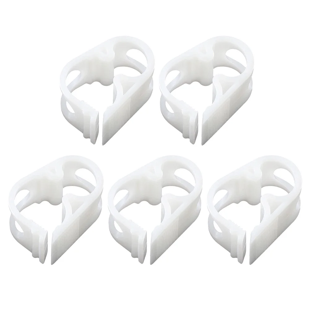 5pcs Plastic Clamps for Tube Hose Flow Control Siphon Clip Laboratory Infusion Bottle Valve Shut Feeding Supplies