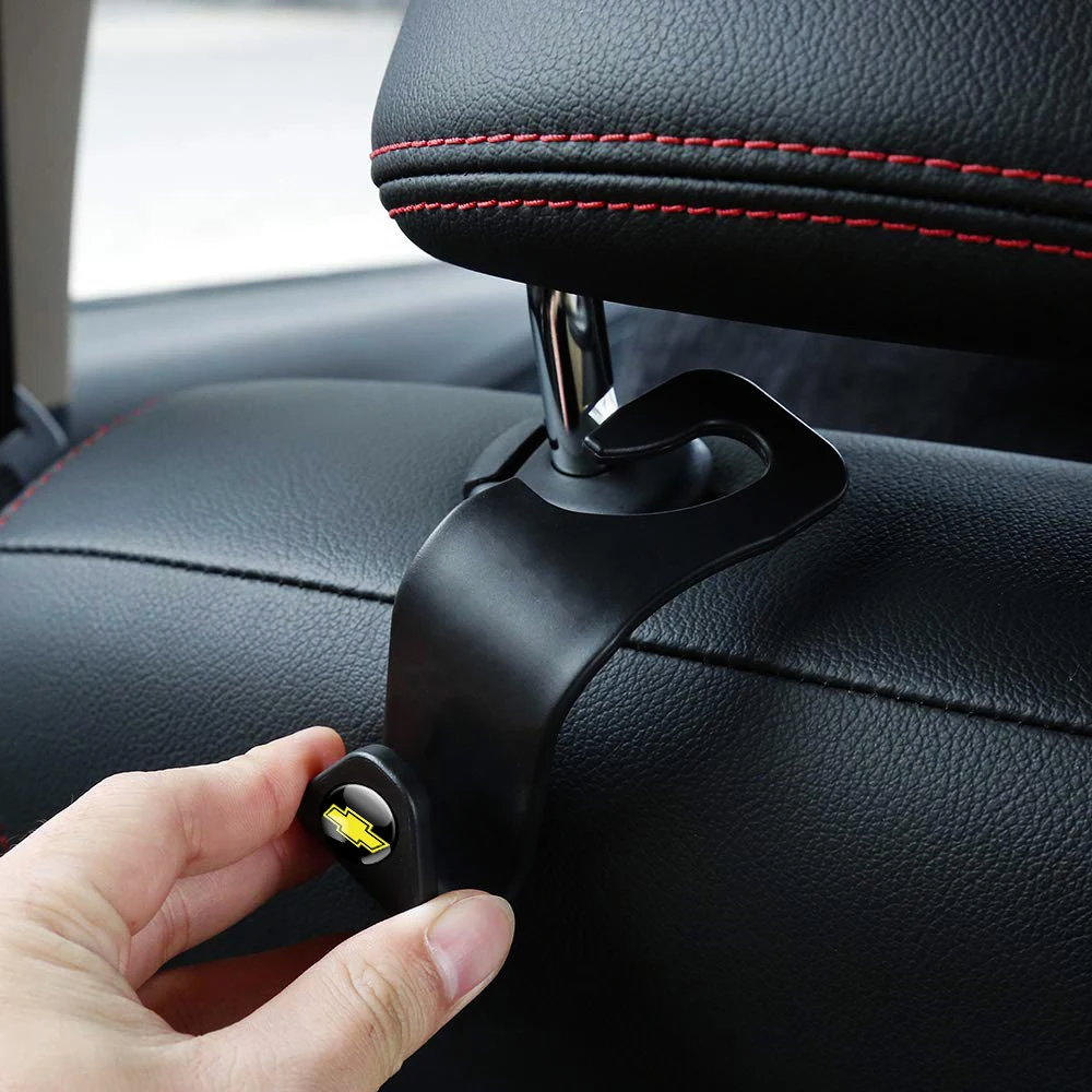 2/4pcs Car Back Seat Hooks Auto Accessories for Chevrolet Cruze Lacetti Sonic Spark Sail Aveo T250 Cobalt Captiva Trax Malibu SS