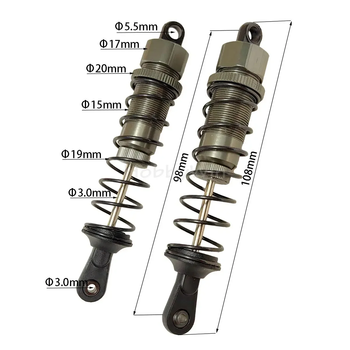 

Часть SST 109003 Титановый алюминиевый амортизатор для Saisu 1/9 1/10 RC Buggy Car Truck