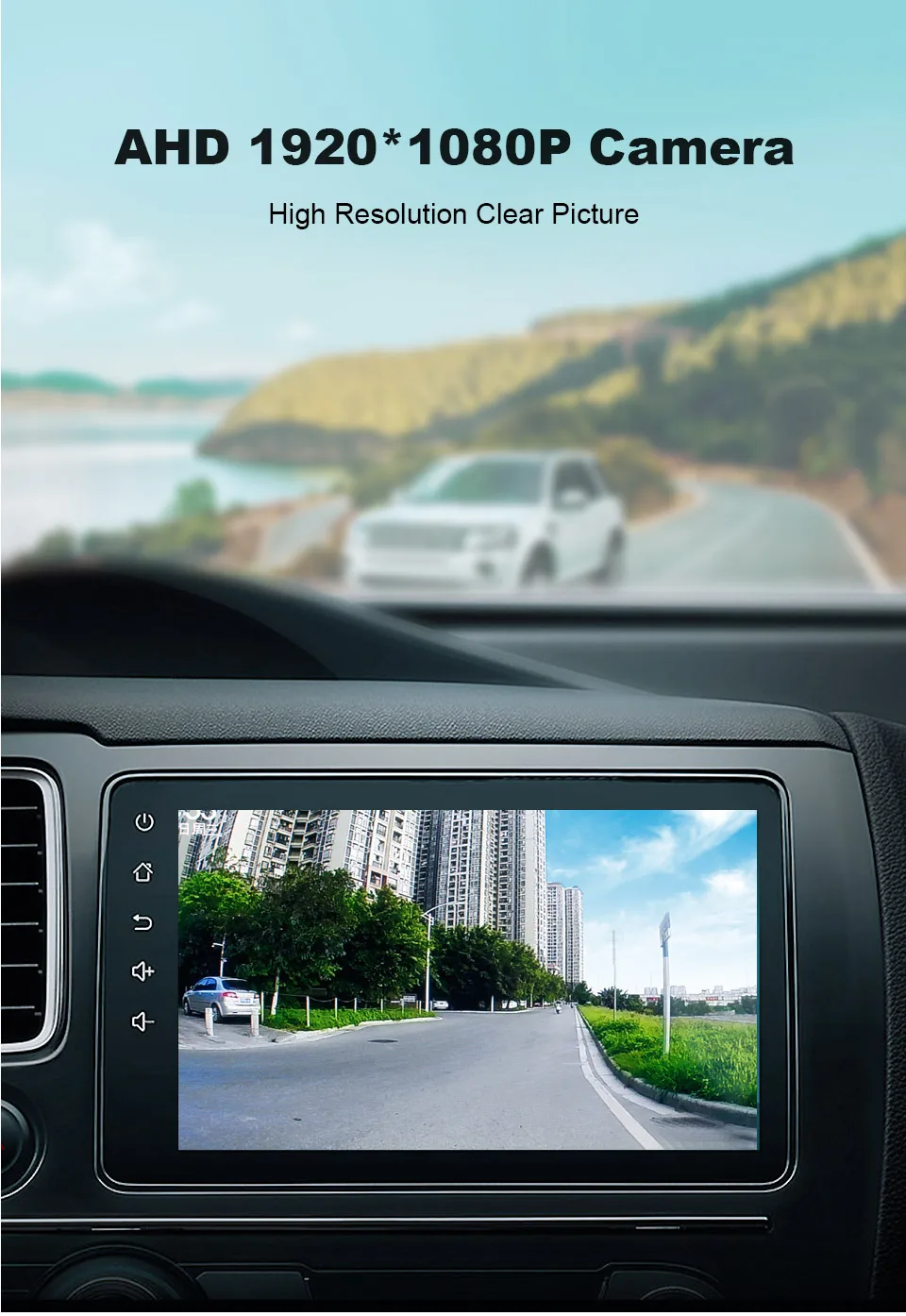 180 ° 1080P Auto-Rückfahrkamera für Ford Focus 2 MK2 Mondeo MK4 S-Max C-Max Kuga MK1 Fiesta MK7 Rover Range Freelander 2 – Detail 5