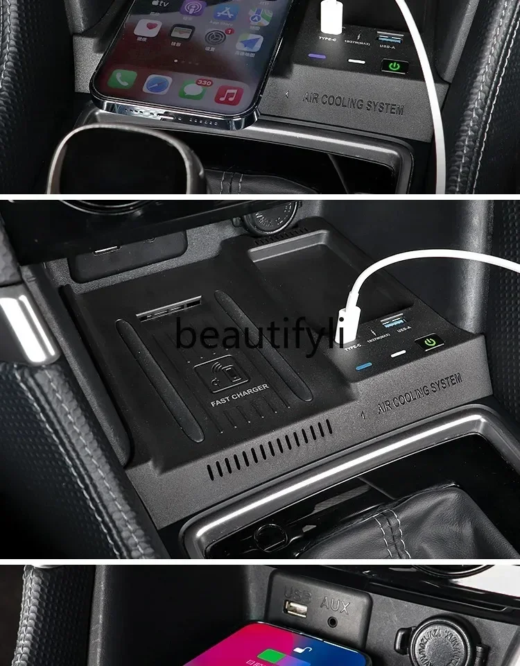 D185 lt6351 19-24 تعديل شاحن الهاتف المحمول اللاسلكي سيارة ذكية شحن مصدر الطاقة