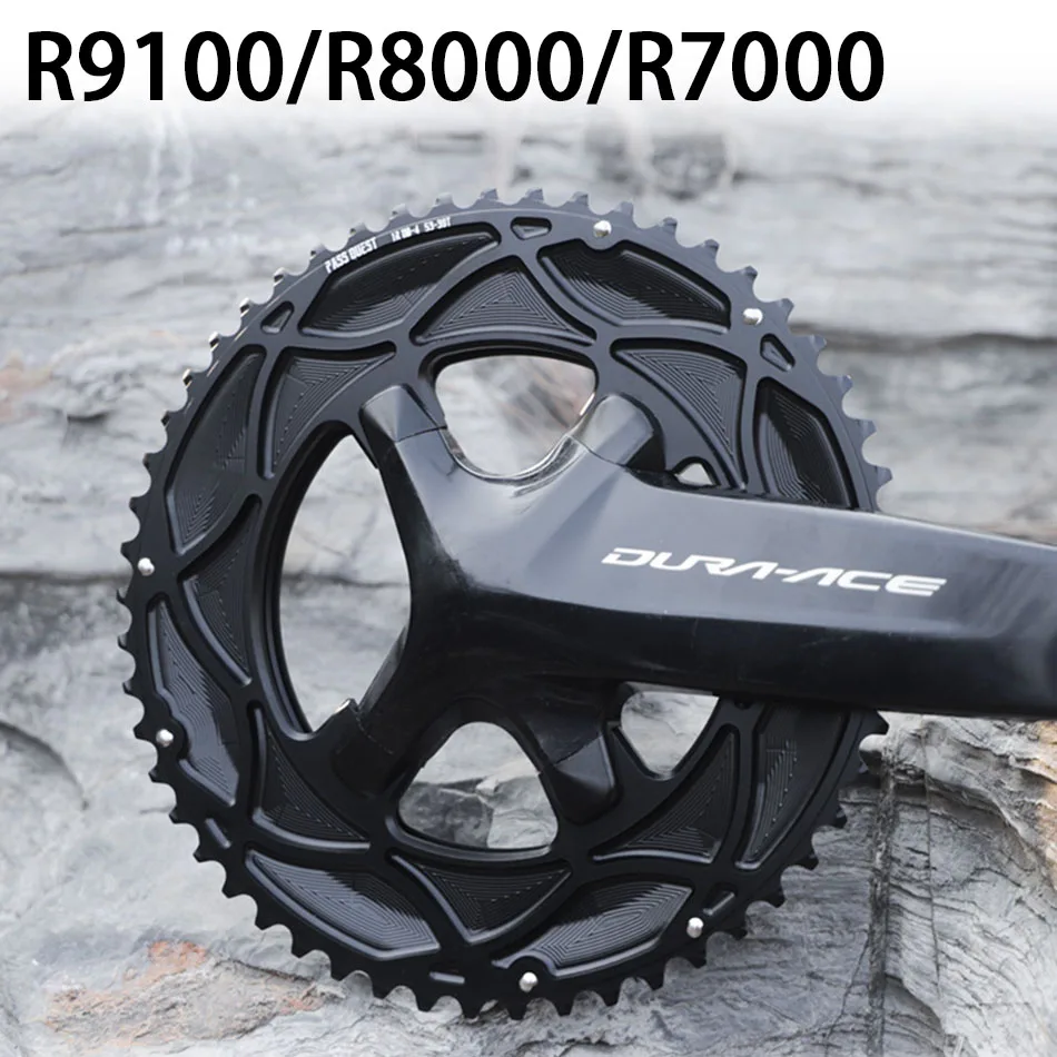 PASS QUEST 110 BCD Chainring 4 Bolt for SHIMANO 105 R7000 ultegra r8000 dura ace r9100 silver double road bike chain ring