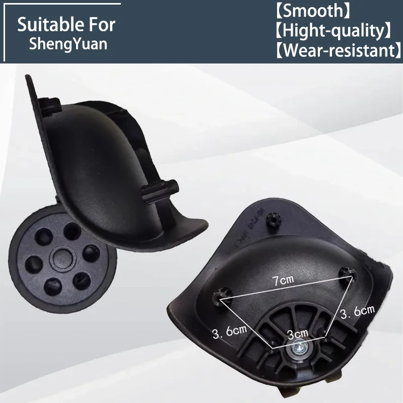 

For ShengYuan HD-F24D Heavy-Duty Swivel Wheels: Ultra-Durable, Quiet-Rolling Travel Suitcase with 360-Degree Rotation
