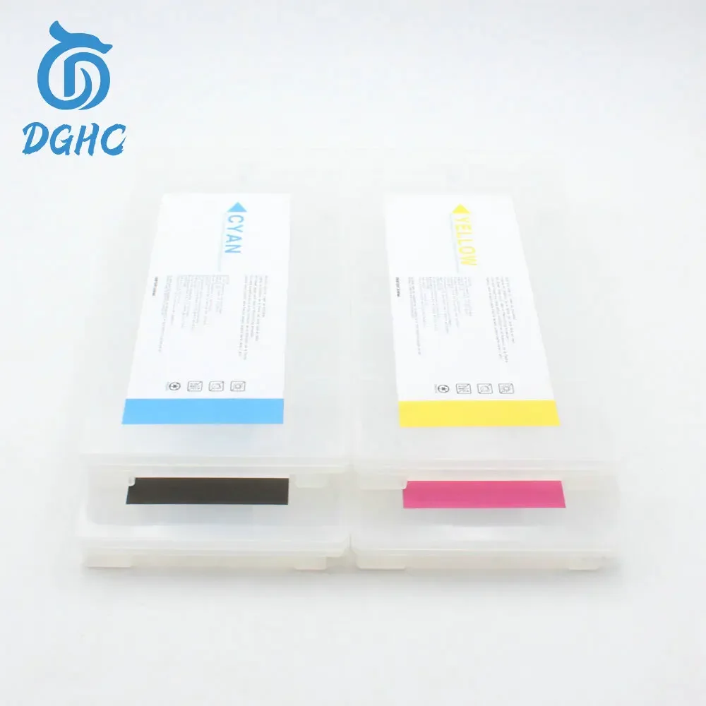 4pcs 500ml/color Empty Refillable cartridge With One Time Chip for Noritsu D701 D703 D1005 printer