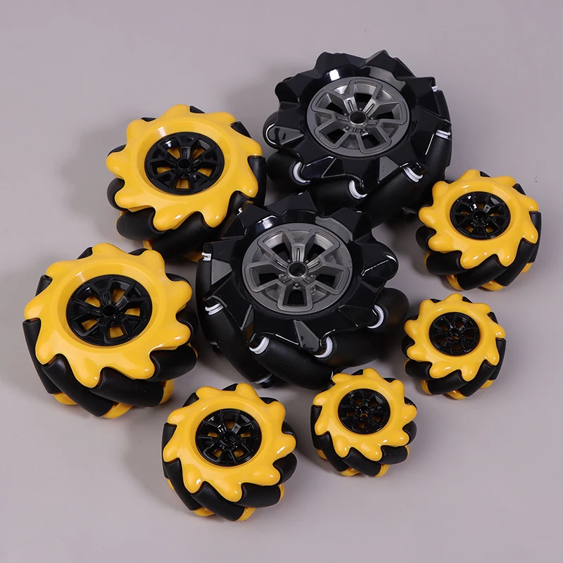 High Quality 1PC High Hardness Plastic Mecanum Wheel Omni-Directional Smart Robot Car With 6mm Hubs