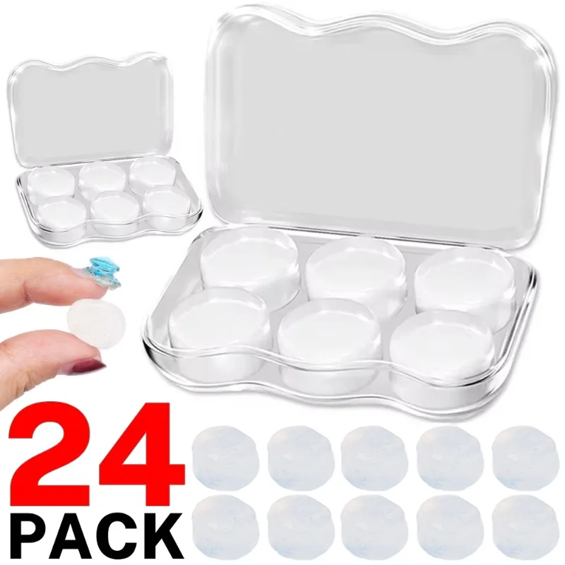 

Transparent Soft Silicone Gel Earplugs Silent Noise Cancelling Sleeping Ear Plug Waterproof Swimming Ear Protection Earplug