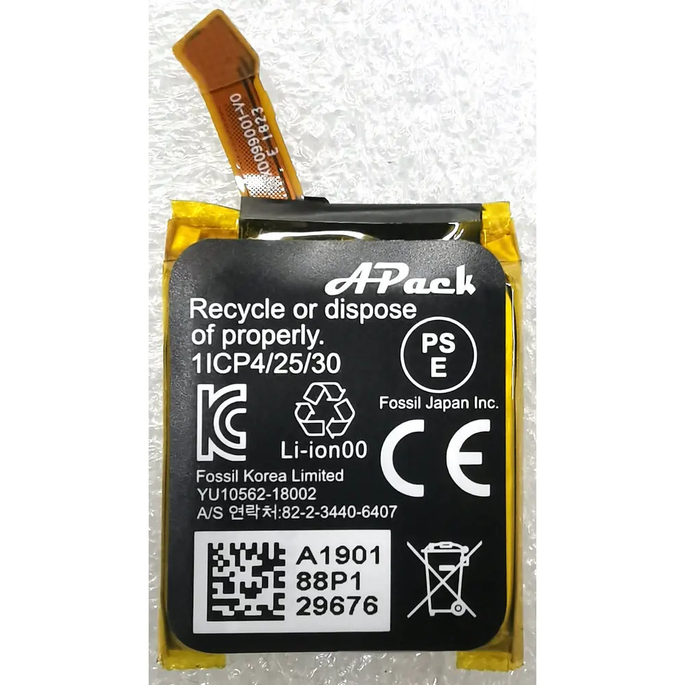 New Original APACK APP00276 A1901 YU10562-18002 Replacement Smart Watch Battery