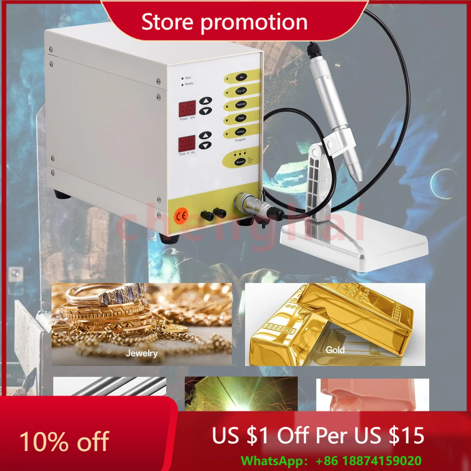 

110v Welding Machine Jewelry,Pulse Arc Welder Permanent Jewelry