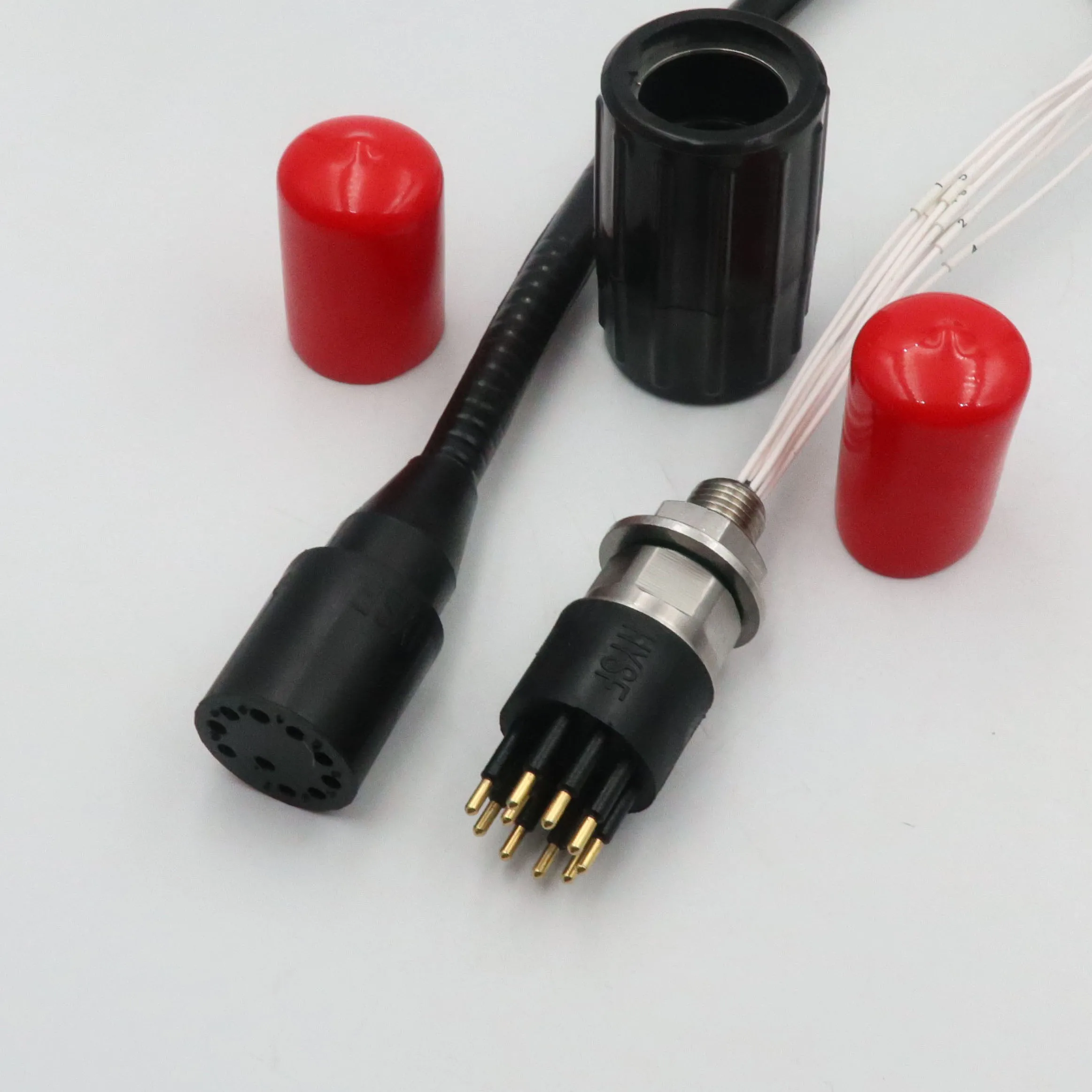 MCBH12F MCIL12M Ip69 12P PIN Waterproof Subconn Pluggable Wet Subsea Stainless Steel ROV Connector Seacon Underwater HYSF