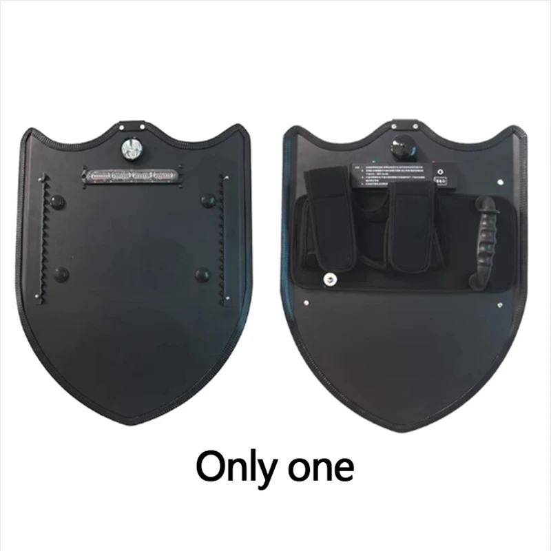 Aluminum alloy three-color illuminated arm shield, anti-riot arm shield, security equipment, shield-type arm shield view 6