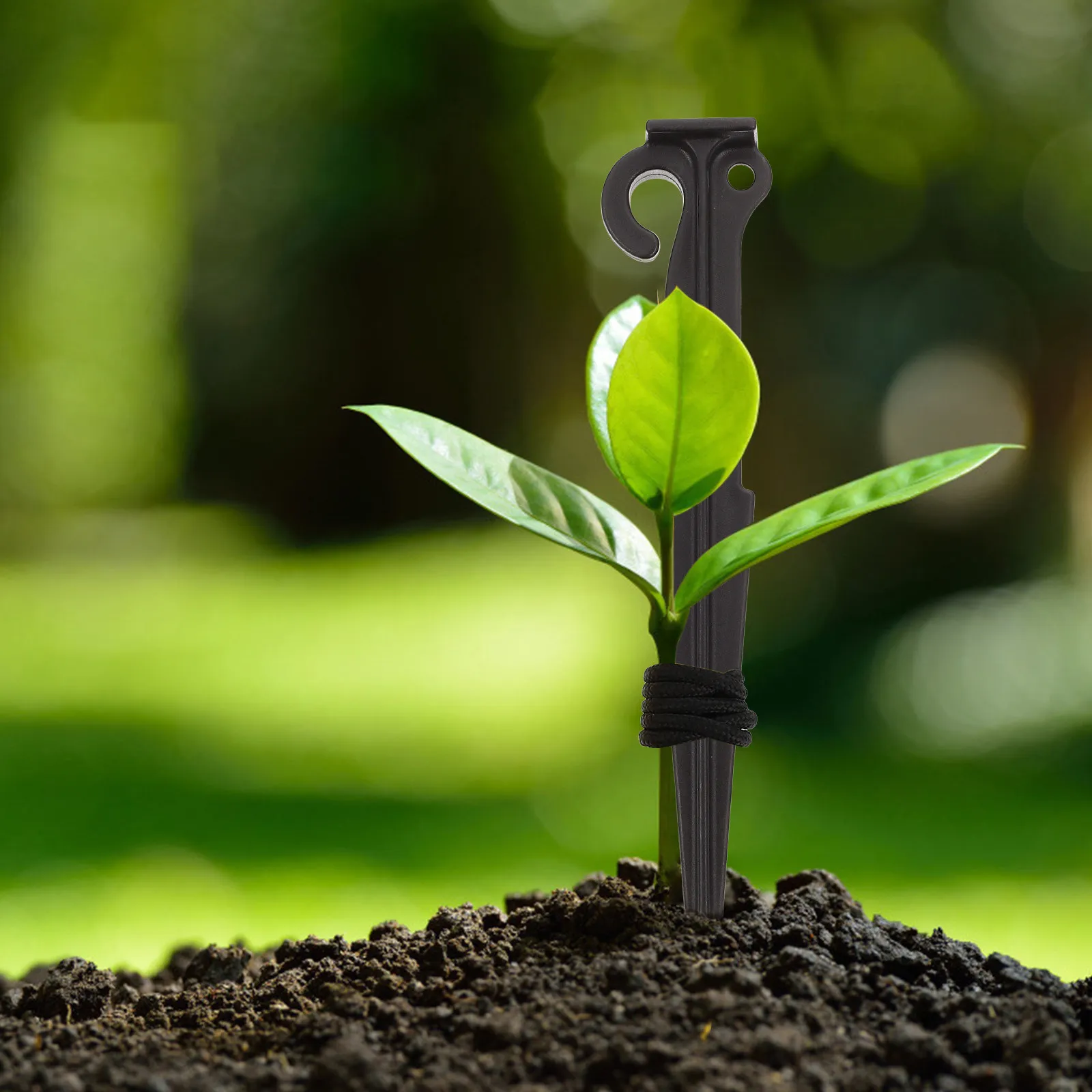 

Набор для подвязки садовых деревьев: 1 комплект, всепогодные многоразовые опоры для растений, прочные пластиковые крепежные стержни для саженцев