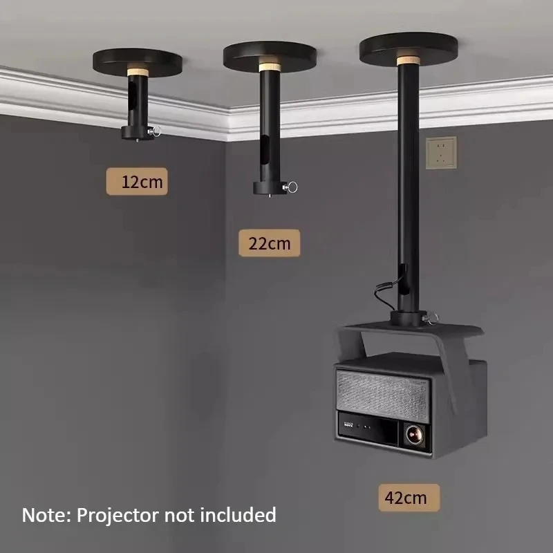 Picture 7: General Projector Stand Heavy Duty Ceiling Mount Bracket for XGIMI RS20 Vidda C2 C3 Projectors,Quick Installation,Adjust 12-42CM