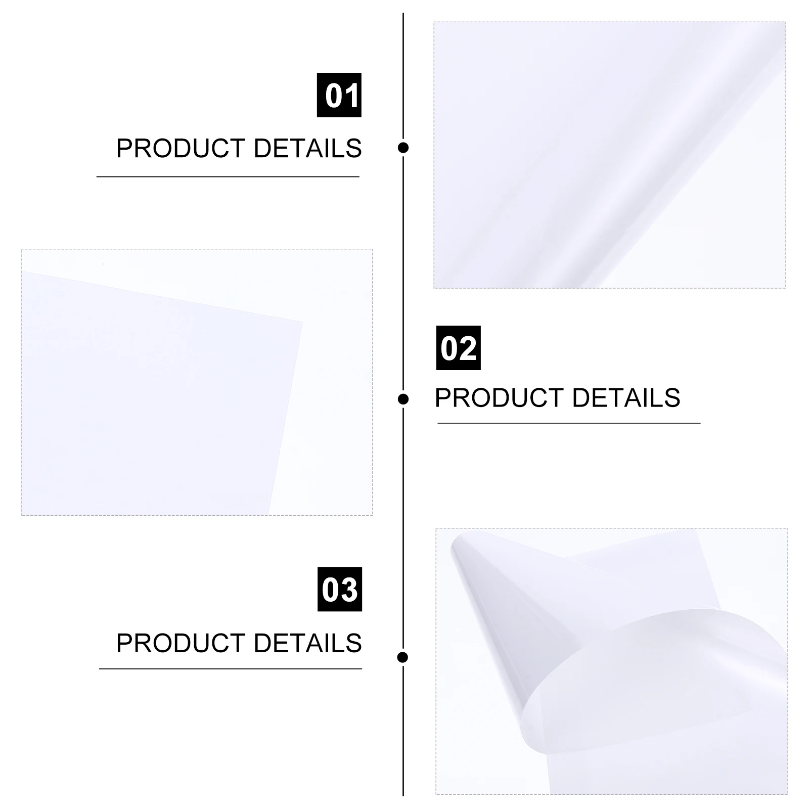 

2pcs 200 Sheets Hair Coloring Papers Dye Tools Highlight Strips Reusable Lightweight Salon Professional Hair Care Styling