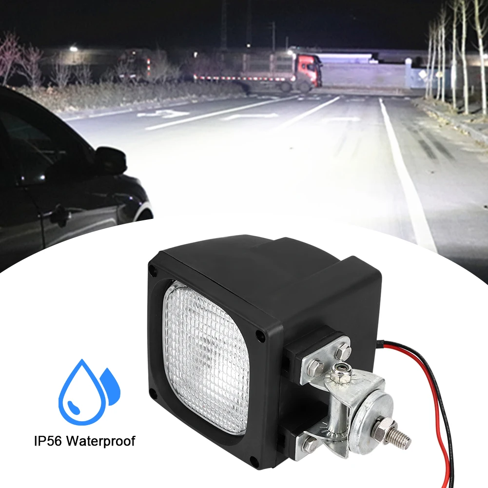 

Автомобильный рабочий прожектор, фара-искатель для погрузчиков, бульдозеров, спецтехники, модификация 12-24В/55Вт, автомобильная лампа