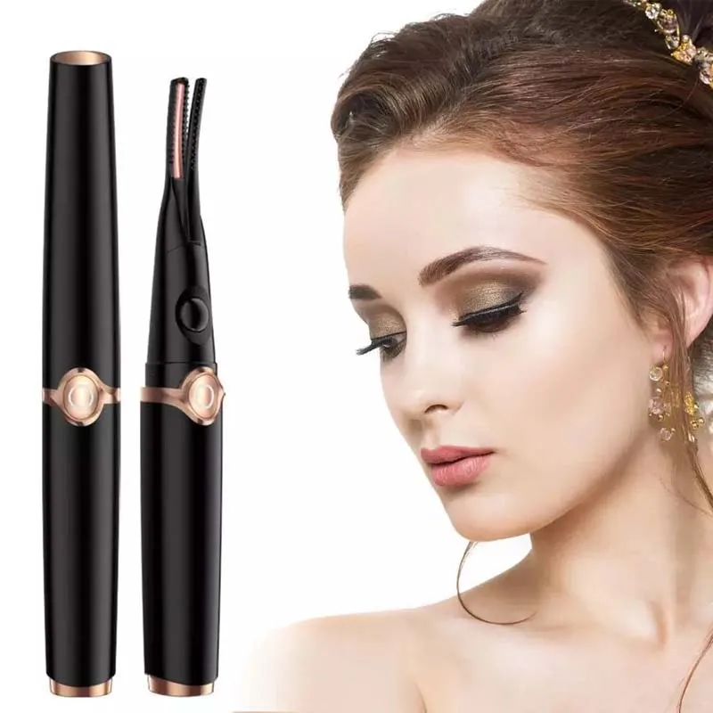 Nowa Ładowalna Podgrzewana Podkręcaczka do Rzęs Makijaż Oczu Długotrwała Elektryczna Podkręcaczka do Rzęs Mini Klips do Podkręcania Rzęs