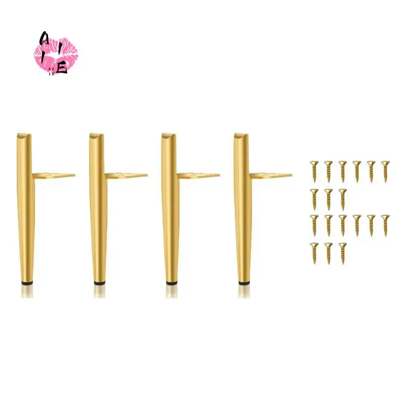 

A11E-4 шт., ножки для мебели, высота 19,5 см, мебельные ножки, ножки для дивана, шкафа, ножки золотого цвета