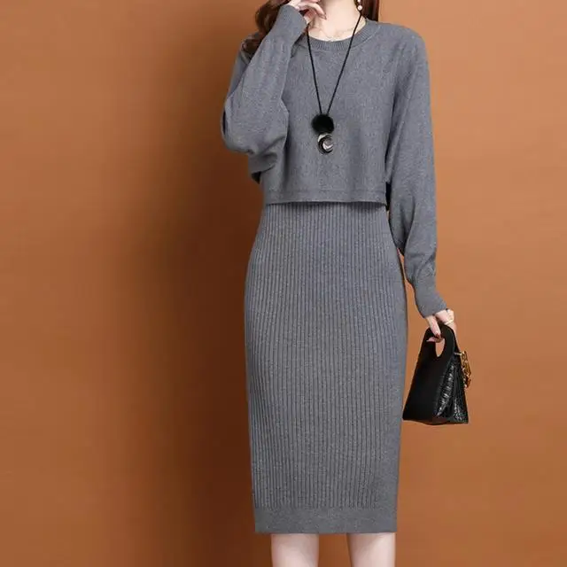 High Quality Core Yarn Loose Short Cape Shirt High Elasticity Sleeveless Dress Two-piece Set Feminine Temperament Set