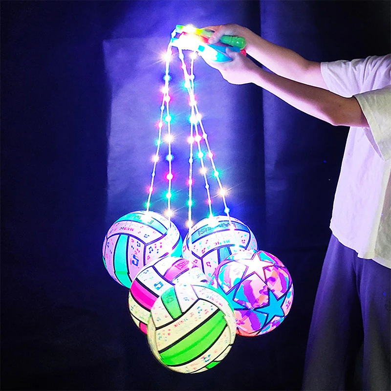 1pc Jungen und Mädchen Geschenk blinkend springen springen vibrierenden Ball musikalischen Tanzball interaktives Spielzeug Kinder kreativ-leuchtende Spielzeuge