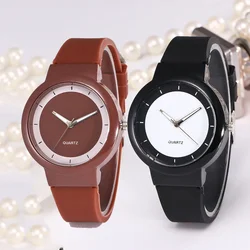 Reloj de pulsera de silicona para Mujer, pulsera coreana a la moda, regalo, envío directo