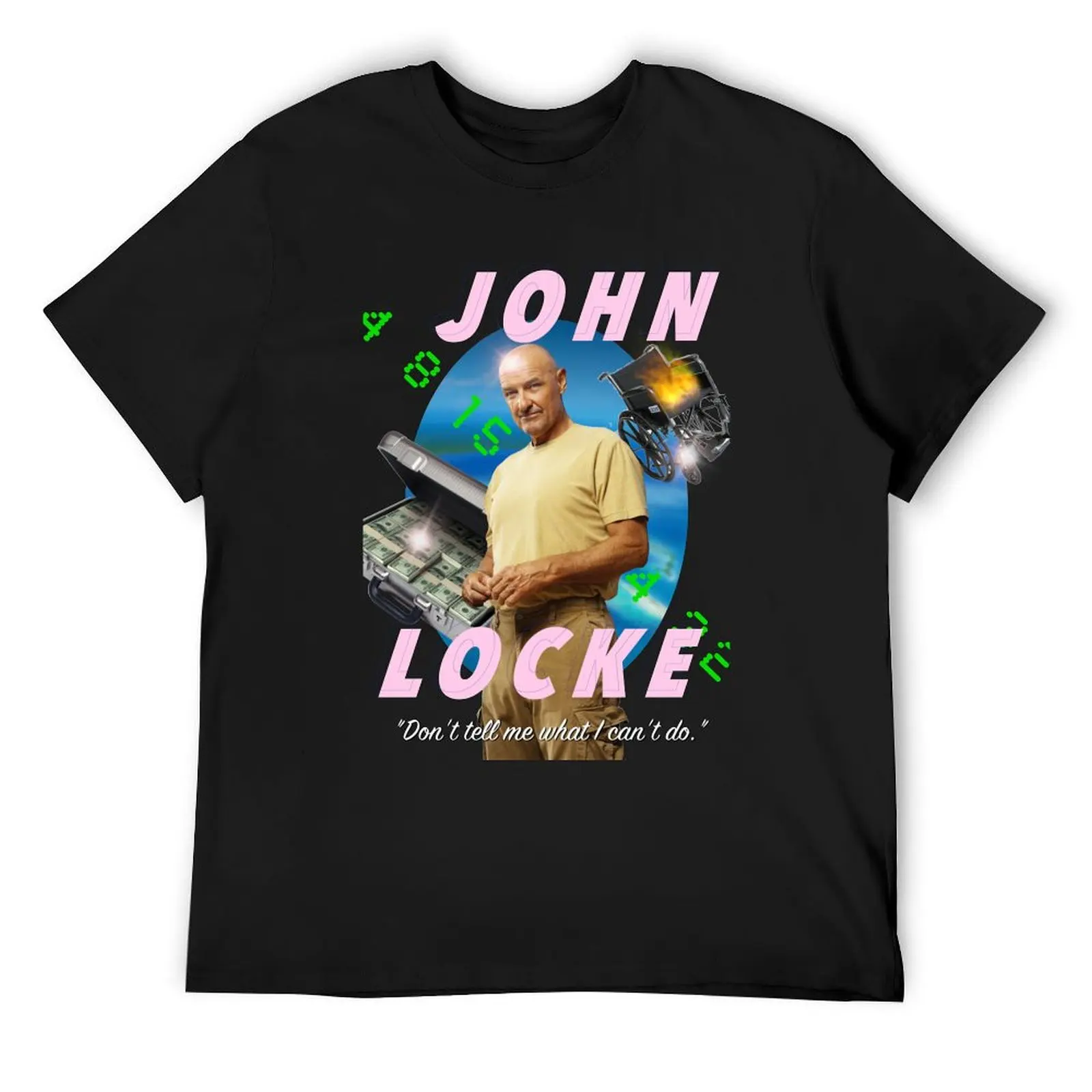 

LOST - футболка JOHN LOCKE, эстетическая одежда, футболки, персонализированные персонализированные футболки, мужские большие и высокие футболки для мужчин