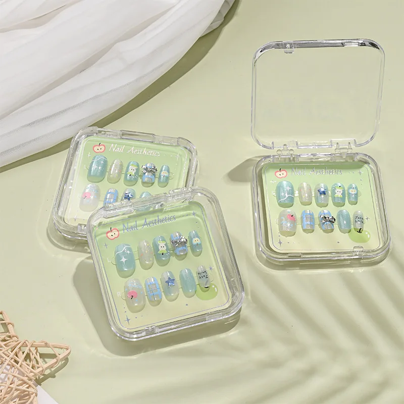 السيد ورقة kawaii الفاكهة يرتدي درع الأظافر الزينة DIY الأظافر يمكن ارتداؤها، هدايا للفتيات العودة إلى المدرسة مسمار الملحقات