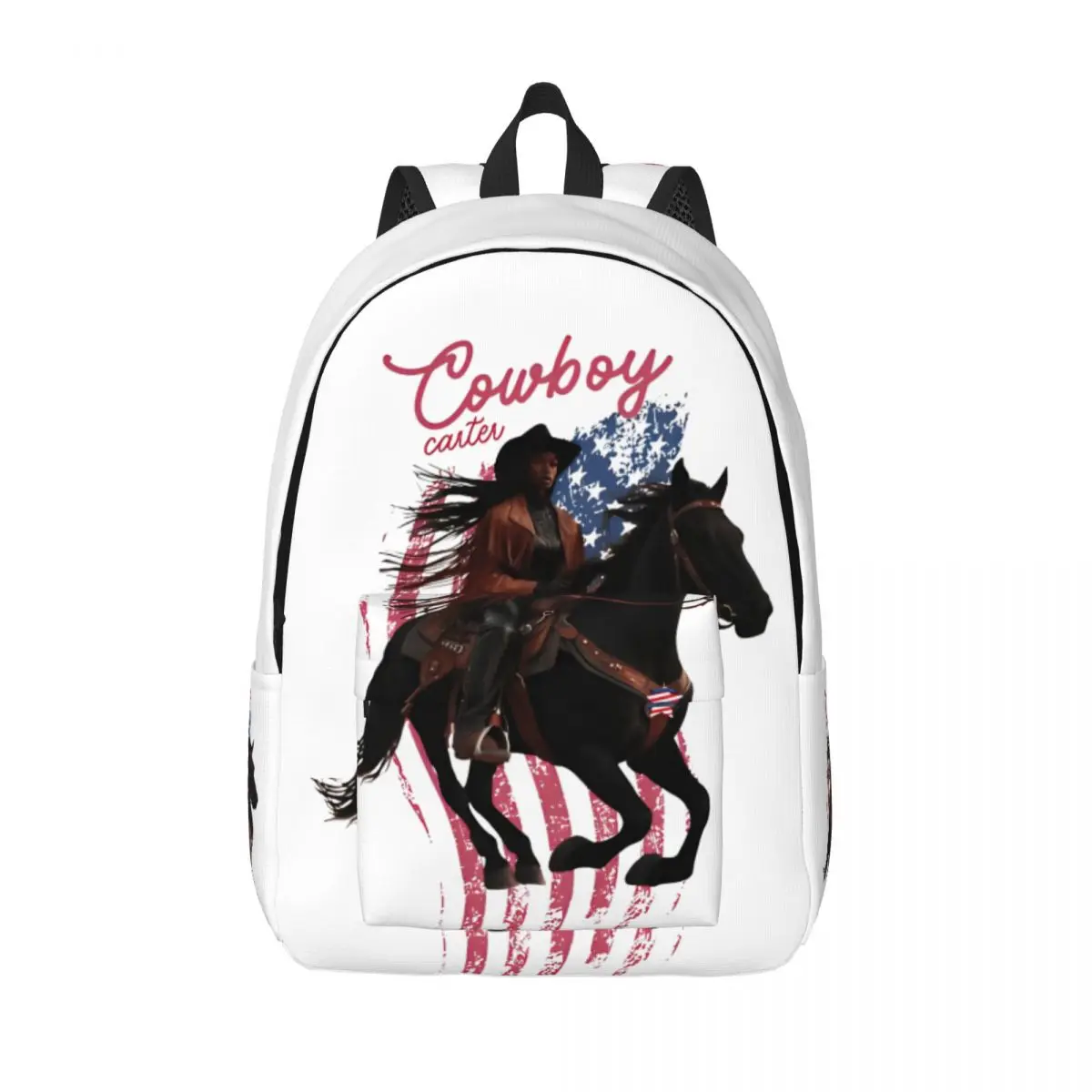 Mochila de Cowboy Carter Beyonce para hombre y mujer, bolso de hombro ligero, a la moda, para escuela secundaria y negocios