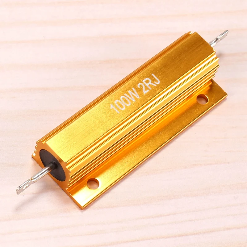 A21I-Gold Aluminum Clad Power Resistor Resistance 100W
