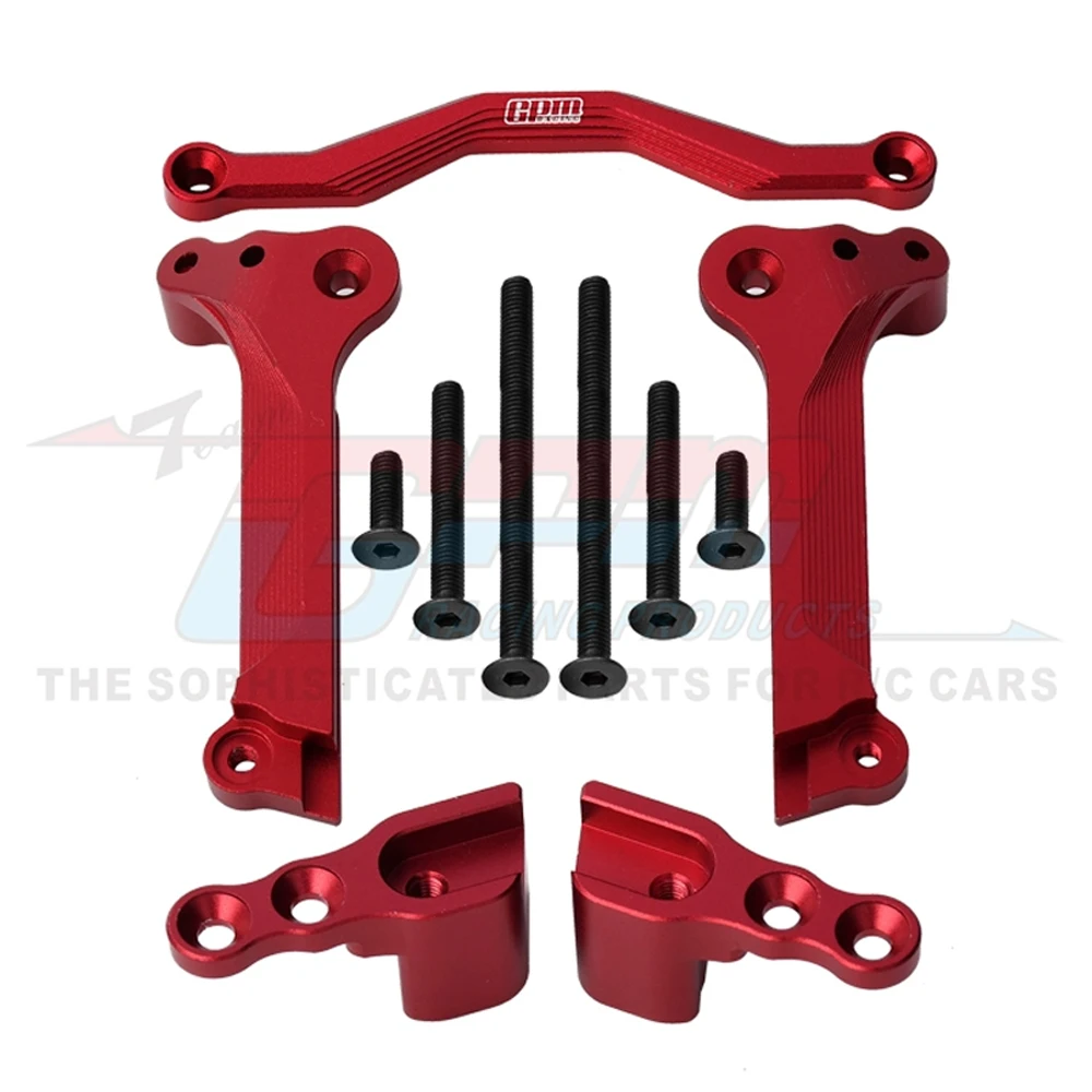 GPM سبائك معدنية قابل للتعديل مانع الصدمات الخلفي جبل مقعد ثابت 8939 ل Traxxas 1/10 MAXX V2 2.0 WideMaxx شاحنة كبيرة RC سيارة #2