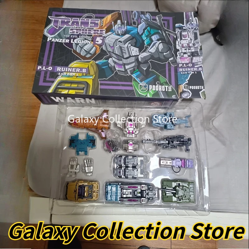 

В наличии: Трансформируемая игрушка PT05 PT-05, комбинация 5 в 1, G1 Combaticons, увеличенный размер 27 см, аниме-фигурка робота, подарок